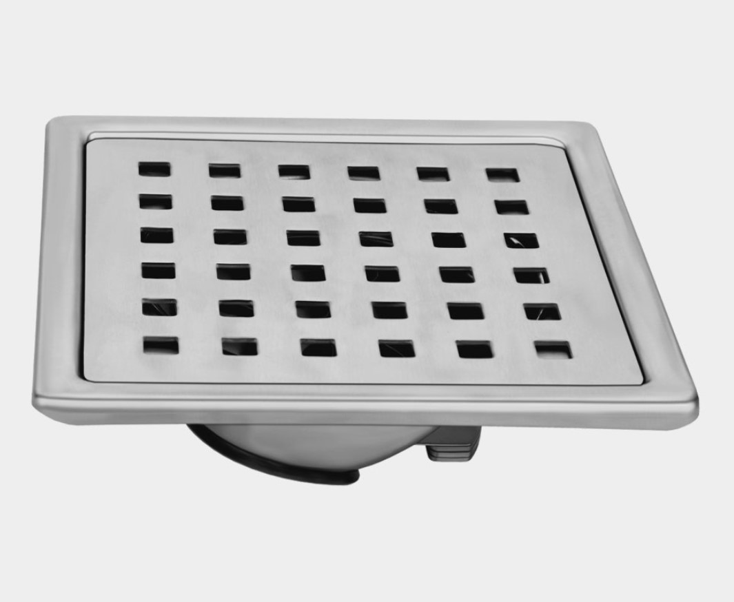 PR-109 Auto Close Cockroach Trap Stainless Steel Floor Drain Pest Control Kitchen Bathroom Hotel Restaurant Industrial Anti-Rust Waterproof Easy Install Durable Flip Bowl Mechanism Sewer Block Odor Proof Hygienic Professional Grade